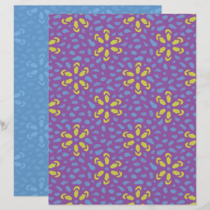 Scrapbook-Papier für dreh-Flop-Blume