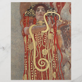 SCRAPBOOK PAPIER : GUSTAV KLIMT : HYGIEIA : 1907