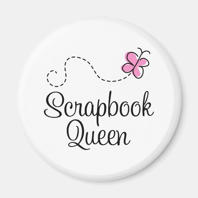 Scrapbook Queen Gift Magnet (Vorne)