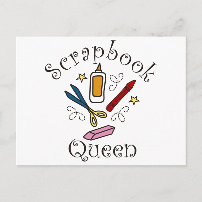 Scrapbook Queen Postkarte (Vorderseite)