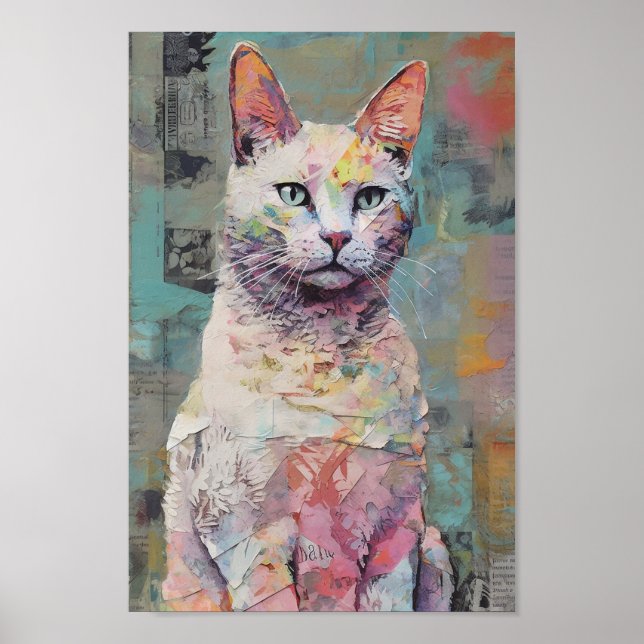 Scrapbook Style Cat Poster (Vorne)