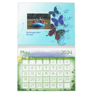 Scrapbook Style Family Foto Jederzeit Kalender