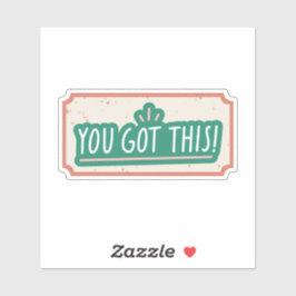 Scrapbook Style Motivation Quote Stickers Aufkleber