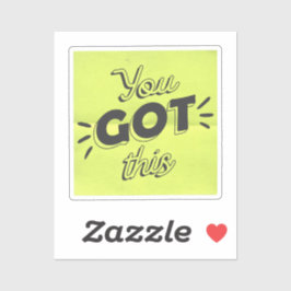 Scrapbook Style Motivation Quote Stickers Aufkleber