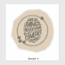 Scrapbook Style Motivation Quote Stickers Aufkleber