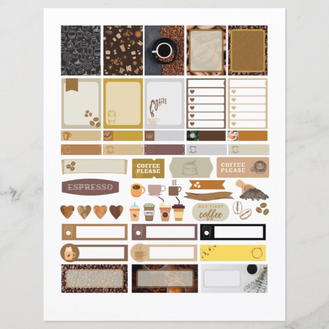 Scrapbook zum Thema "Kaffeemaschine" (Vorderseite)
