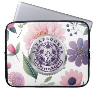 Scrapbooker – Ausschneiden, Einfügen und Wiederhol Laptopschutzhülle
