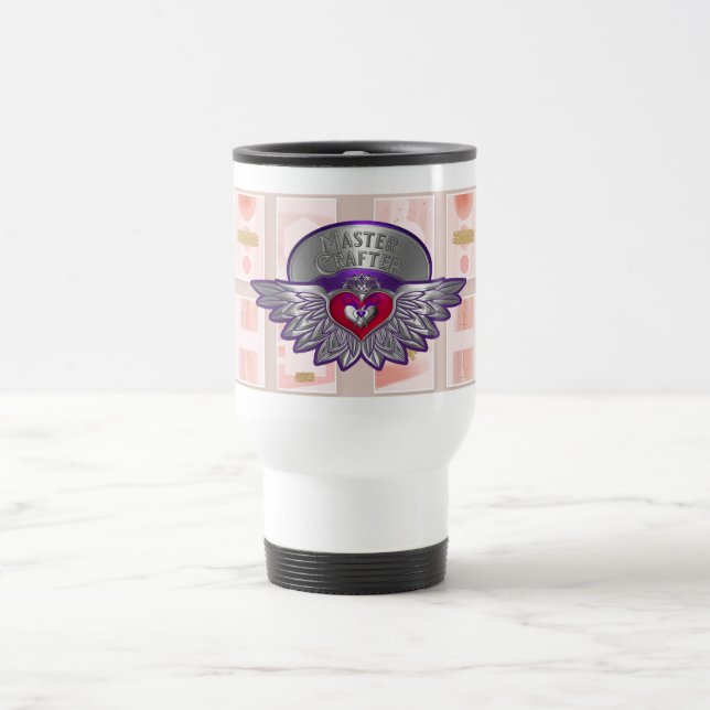 Scrapbookers Master Abzeichen Travel Mug Reisebecher (Mittel)