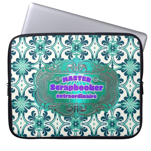 Scrapbookers - Master Scrapbooker Extraordinaire Laptopschutzhülle (Vorderseite)