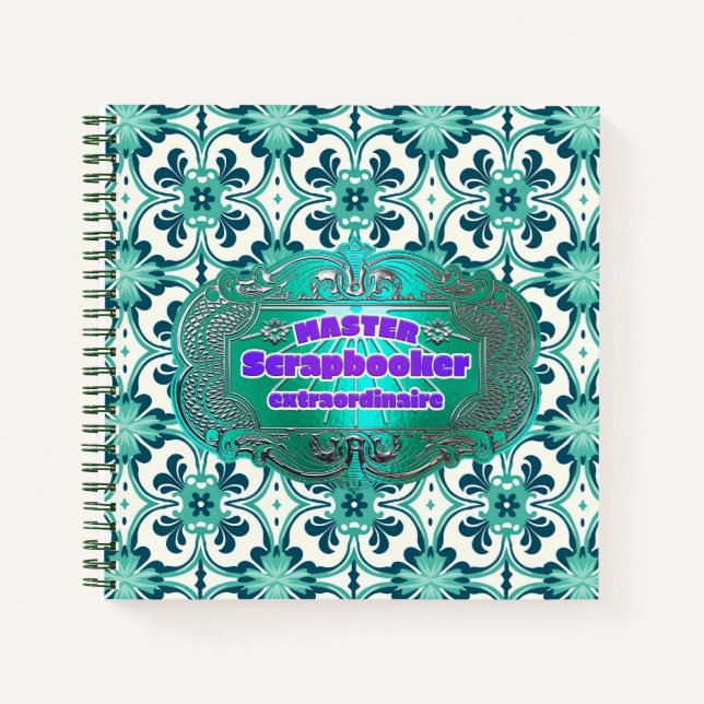 Scrapbookers - Master Scrapbooker Extraordinaire Notizbuch (Vorderseite)