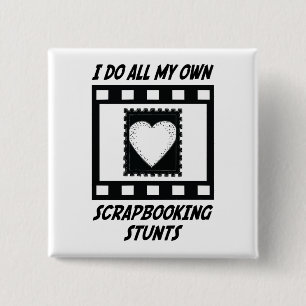 Scrapbooking Bremsungen Button