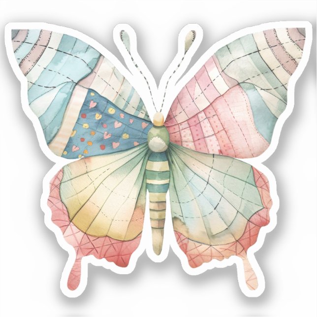 Scrapbooking Butterfly Sticker (Vorderseite)