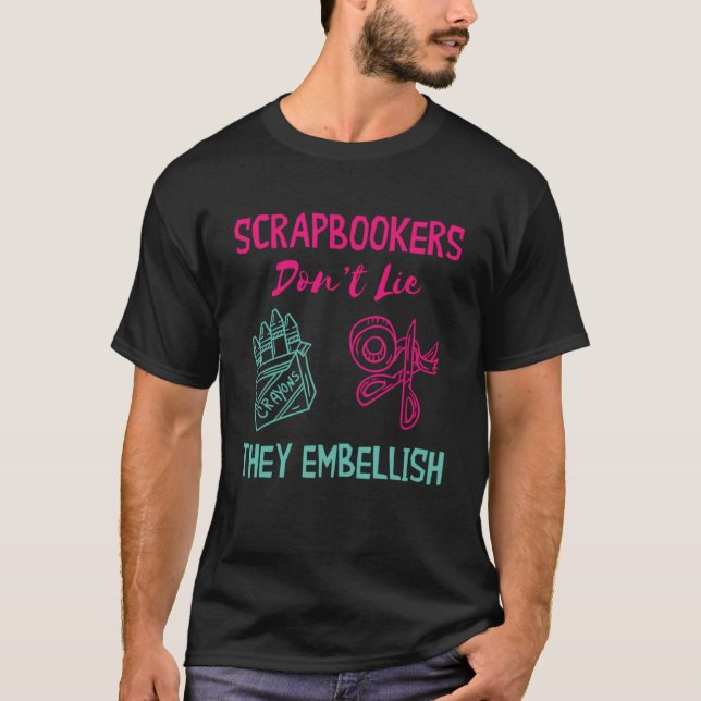 Scrapbooking C T-Shirt (Vorderseite)
