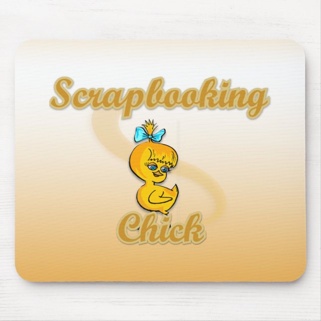 Scrapbooking Chick Mousepad (Vorne)