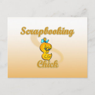 Scrapbooking Chick Postkarte