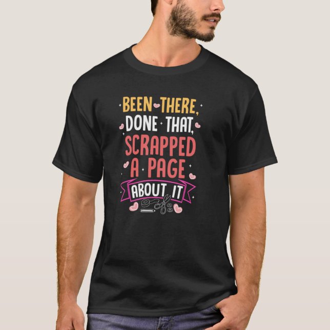 Scrapbooking für Scrapbooker-Liebe Scrapbooking Sc T-Shirt (Vorderseite)