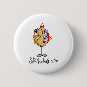 Scrapbooking Nuss Button