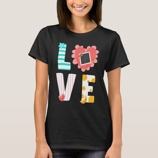 Scrapbooking Scrapbooker LOVE T-Shirt (Vorderseite)
