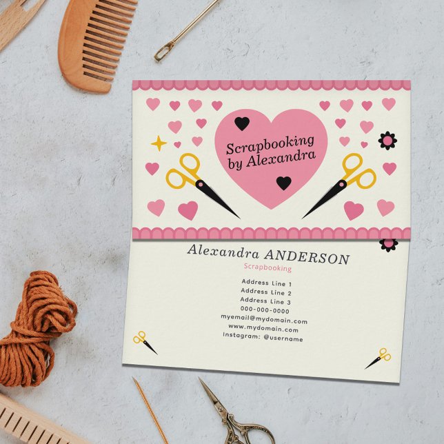 Scrapbooking Visitenkarte (Scrapbooking Business Card)