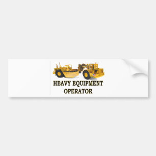 SCRAPER EARTH MOVER AUTOAUFKLEBER