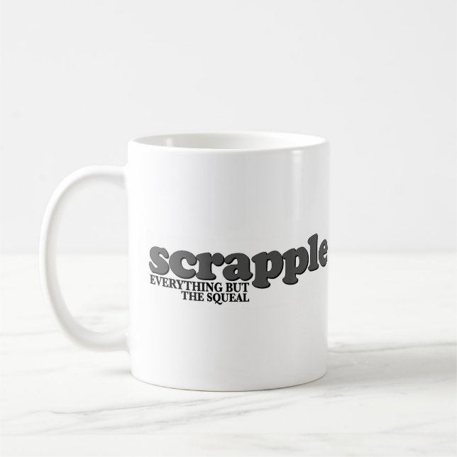 Scrapple Pfeifen Kaffeetasse (Links)