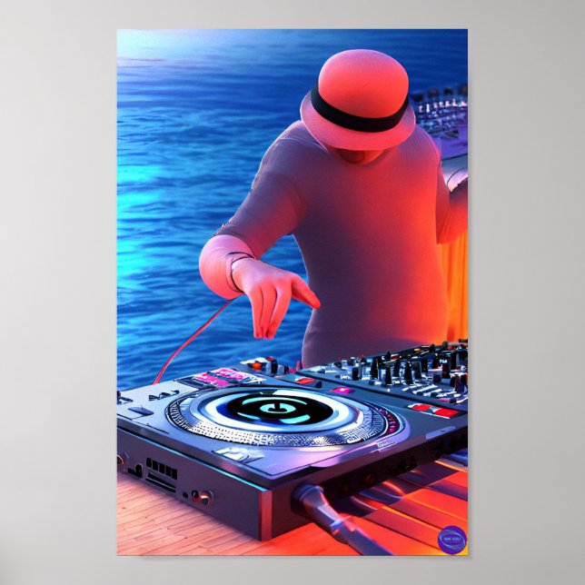 SCRATCH DJ POSTER (Vorne)