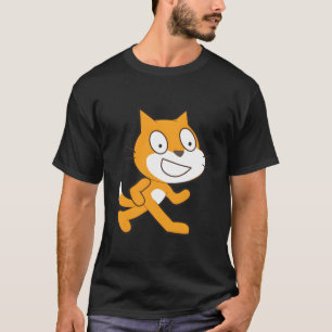 Scratch Programmieren Sprache Offiziell Mascot Cat T-Shirt