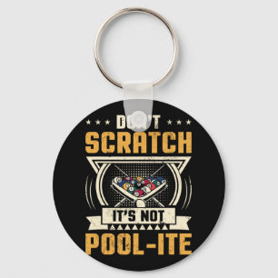 Scratch seine nicht-Pool-Snooker Billard Pl Schlüsselanhänger
