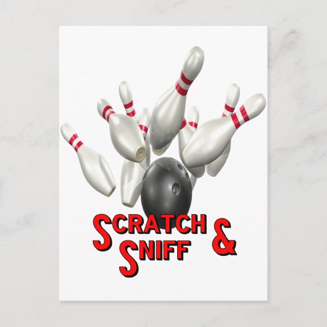 Scratch & Sniff Postkarte (Vorderseite)
