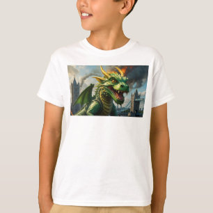 Scratch the Terrifying Dragon Fantasy Art T-Shirt