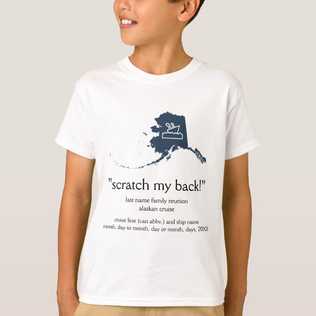 Scratch... Wiedersehen Alaskan Cruise Kids T-Sh T-Shirt (Vorderseite)