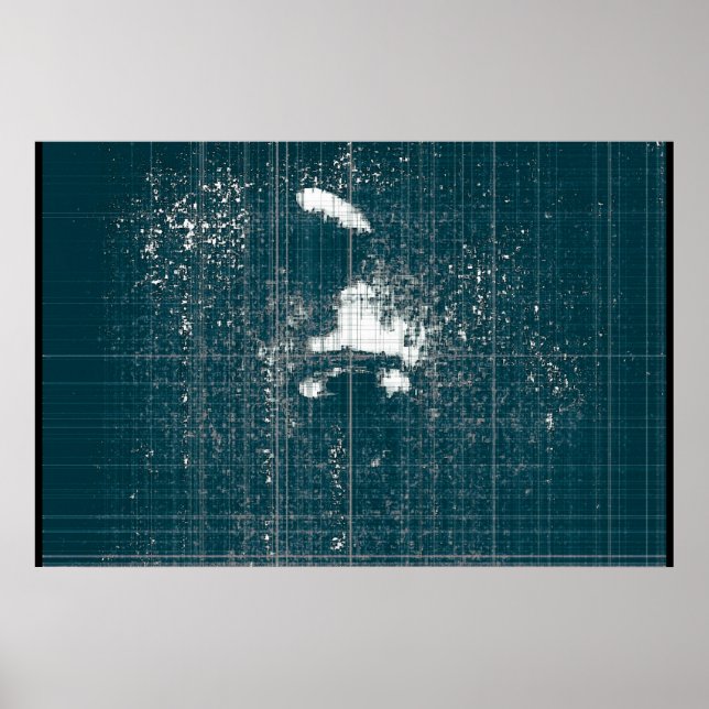 Scratched Design Poster (Vorne)