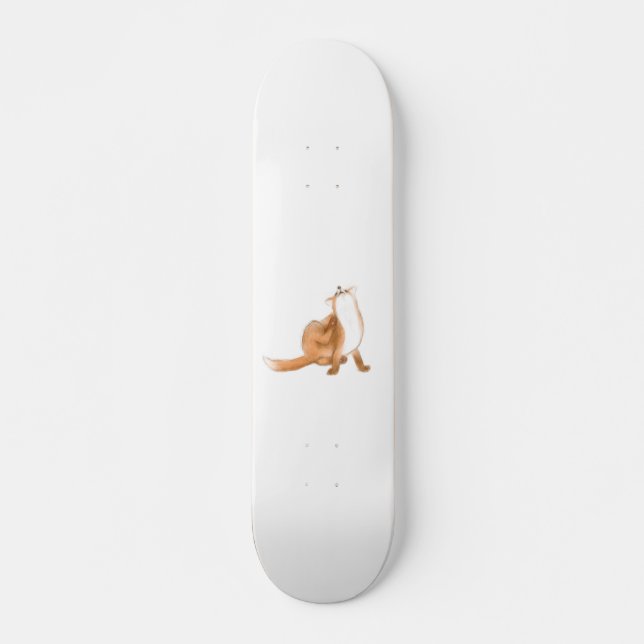 Scratching fox skateboard (Vorne)