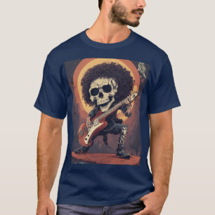 Scray-T - Shirt-Design, rabiger Schädel, der elekt T-Shirt