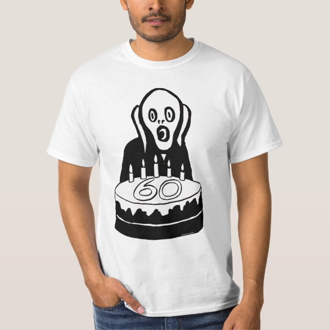 Scream 60 Weißer T - Shirt (Vorderseite)