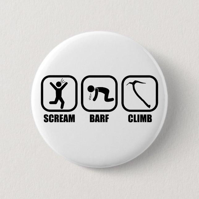 Scream Barf Climb Button (Vorderseite)