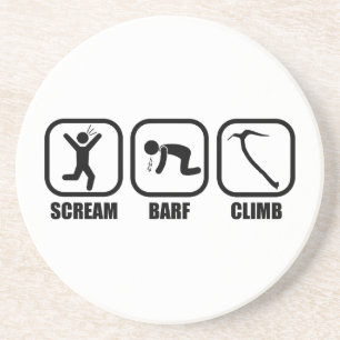 Scream Barf Climb Getränkeuntersetzer