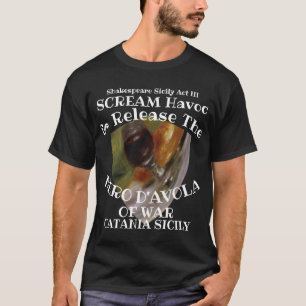 Scream Havoc Release Nero D'Avola Krieg Catania T-Shirt