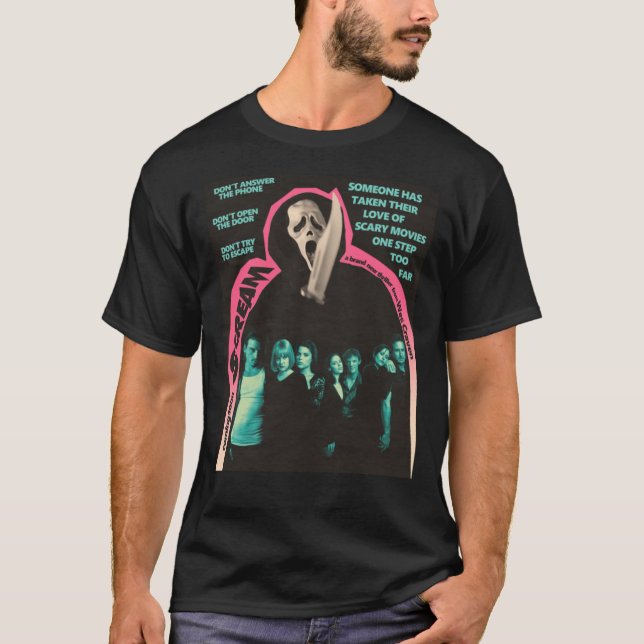 Scream Movie Poster Classic T - Shirt (Vorderseite)