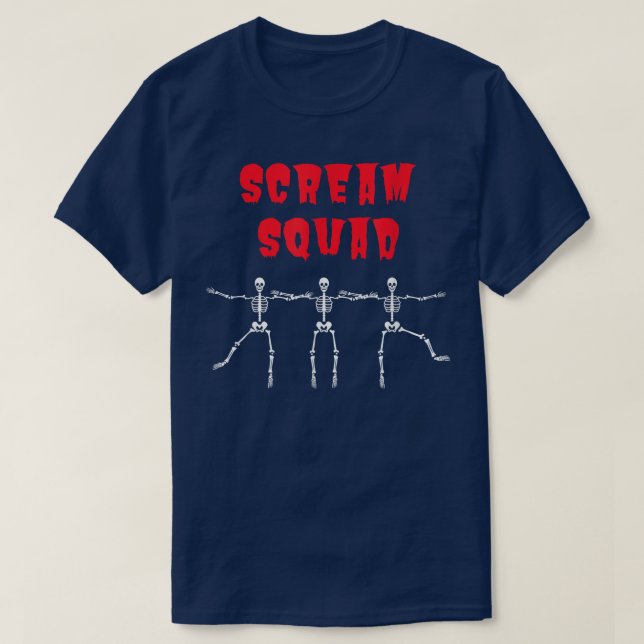 Scream Squad Group Halloween Fun Group Costume 738 T-Shirt (Design vorne)