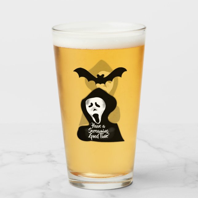 Screamende gute Zeit Glas (Vorne (Gefüllt))