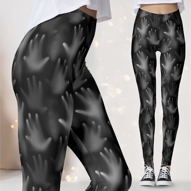 Screamer Spuk verlorene Soule Gothic Hands Gesicht Leggings (Von Creator hochgeladen)
