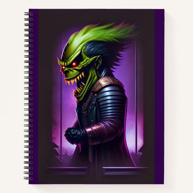 Screamin' Demon Notizbuch (Vorderseite)