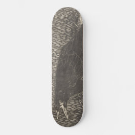 Screaming Crow (von Jan Mankes) Skateboard