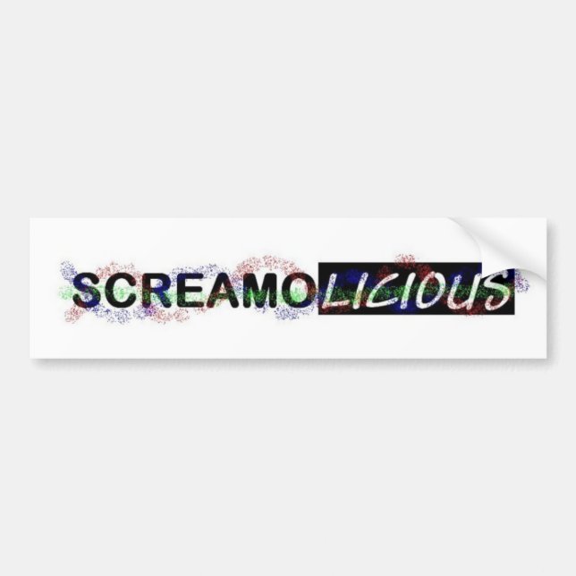 Screamolicious Autoaufkleber (Vorne)