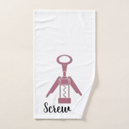 "Scree it" Weinöffnung Küche Handtuch