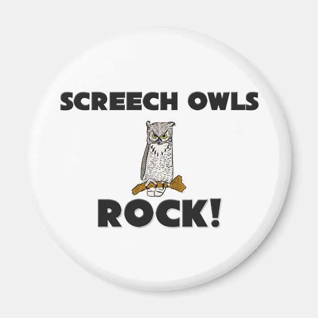Screech Owls Rock Magnet (Vorne)