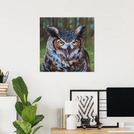 Screeching Archival Museum Quality Print Poster
