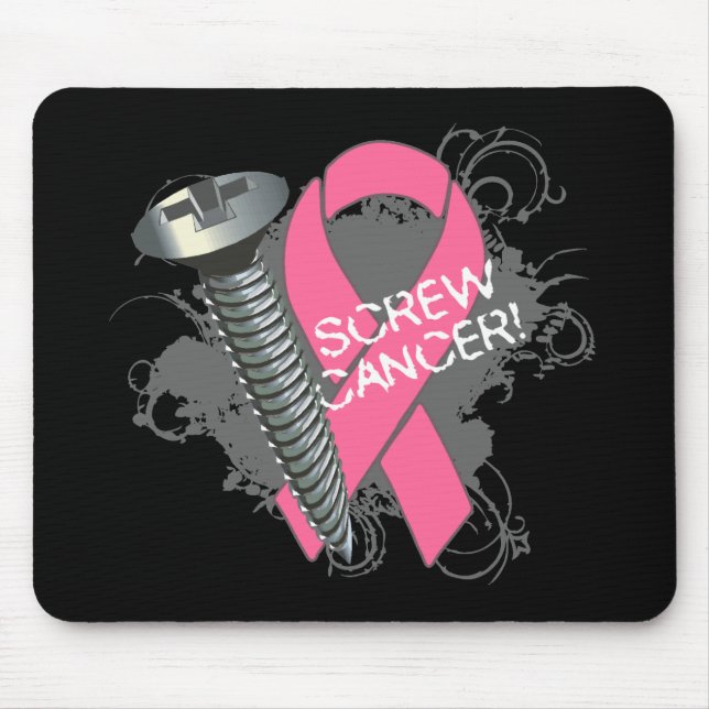 ScreenCancer - Brustkrebs Mousepad (Vorne)