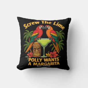 Screening Der Limone Polly Will eine Margarita Fun Kissen